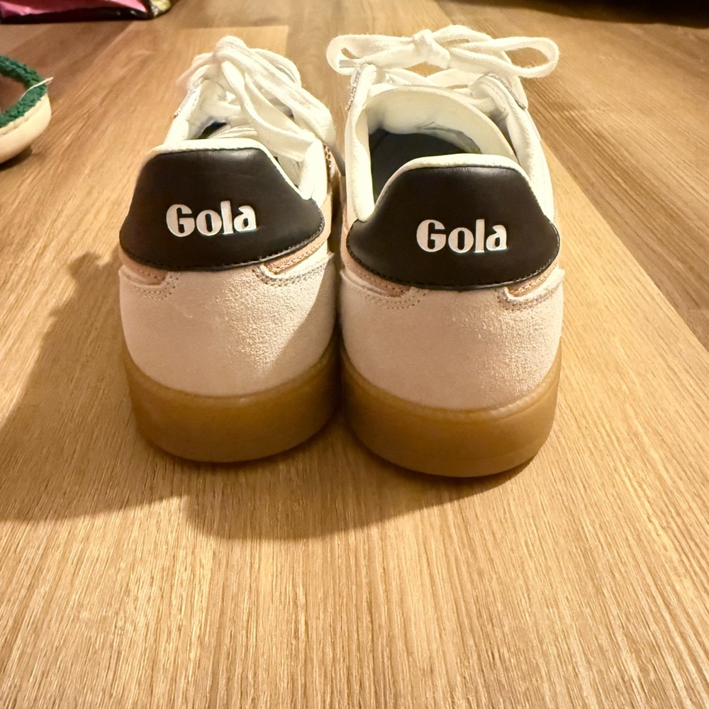 Gola White and Brown Sneakers - Picture 4 of 10